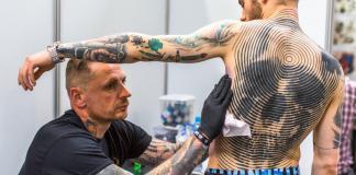 Tattoo Convention Motiv Totenkopf Art Kunst
