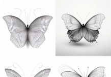 Fineline Tattoo – Schmetterling Tattoo Idee