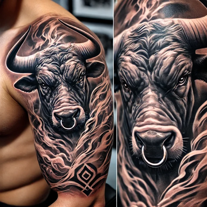 Stier Tattoo Bedeutung Erklärungen zu Stil, Design-Ideen & Farbkonzepten im Bodyart
