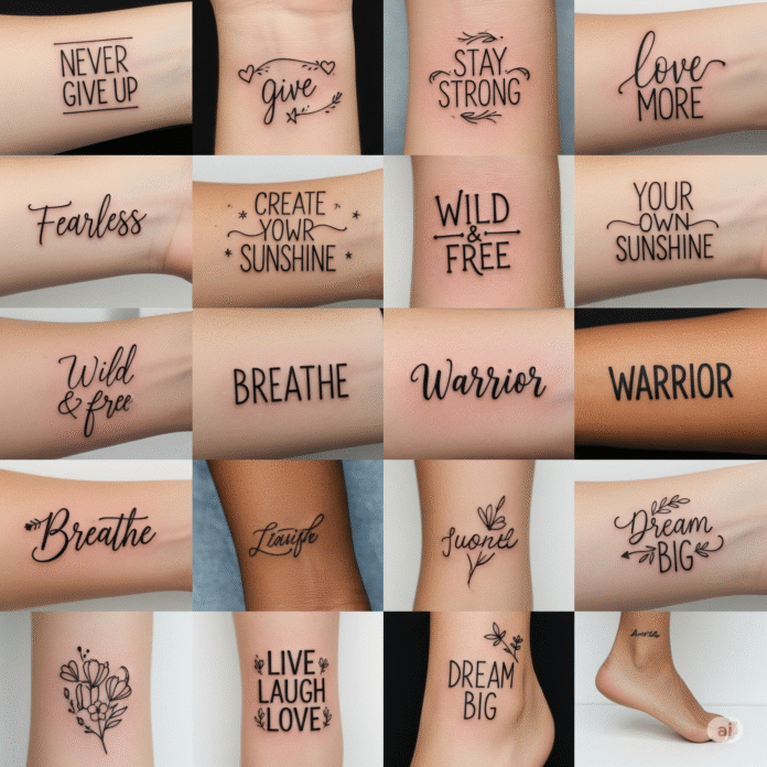 Die besten Tattoo Sprüche Kreative Ideen und Tipps für dein Bodyart Die besten Tattoo Sprüche Kreative Ideen und Tipps für dein Bodyart