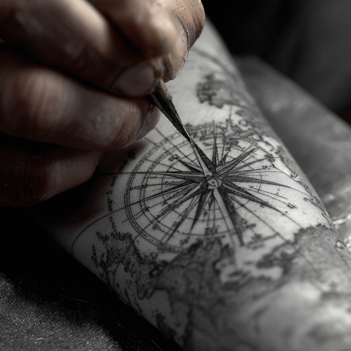 Koordinaten Tattoo Ideen Persönliche Erinnerungen als einzigartiges Tattoo