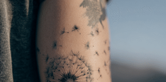 Pusteblumen Tattoo Bedeutung Erklärung, Design Ideen & Farbvarianten